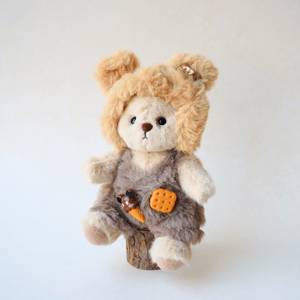 Nubi Teddy Bear & Bear Costume Outfit - 6 Inches (Bear Included)
