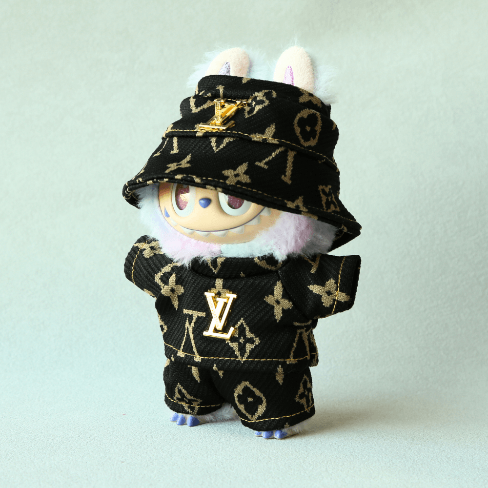LV Black Monogram Luxe Set