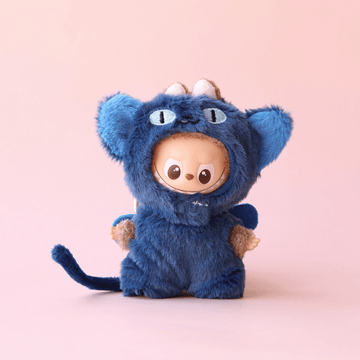 Blue Fluffy Outfit Set for Labubu 4.0-pin for love 
