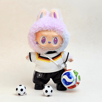 Germany National Team Football Set (4-Piece with Ball) for Labubu