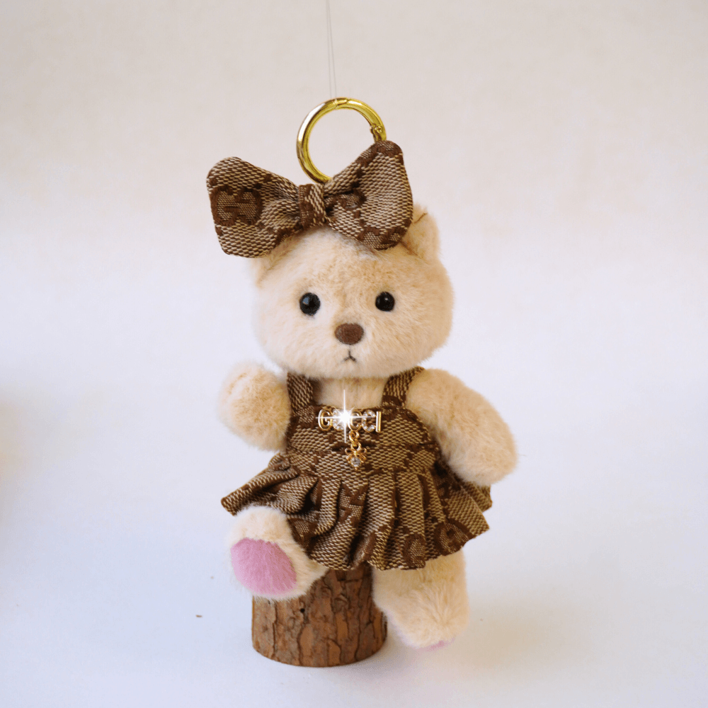 Nubi Teddy Bear Keychain & G-Style Princess Set - 6 Inches (Bear Included)