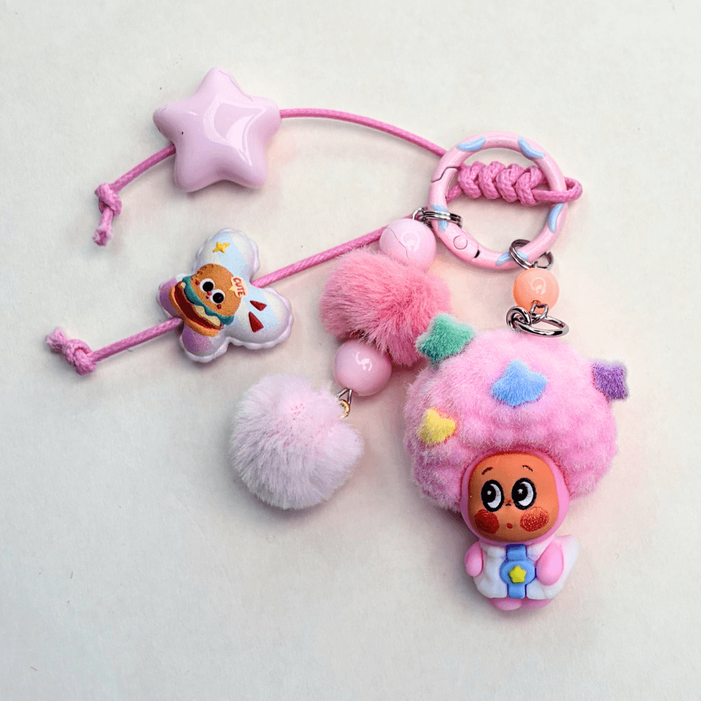 Twinkle Twinkle - Plush Hair Keychain
