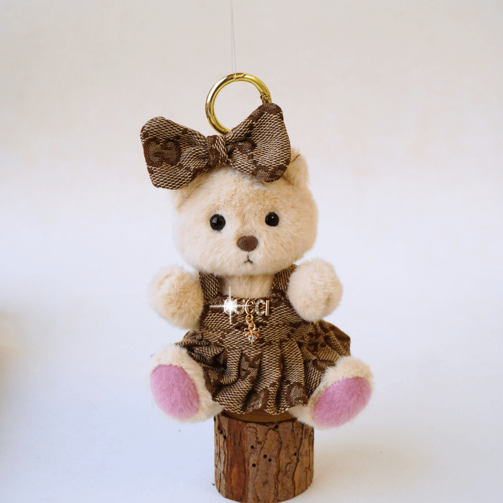 Nubi Teddy Bear Keychain & G-Style Princess Set - 6 Inches (Bear Included)
