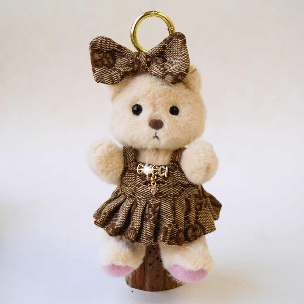 Nubi Teddy Bear Keychain & G-Style Princess Set - 6 Inches (Bear Included)