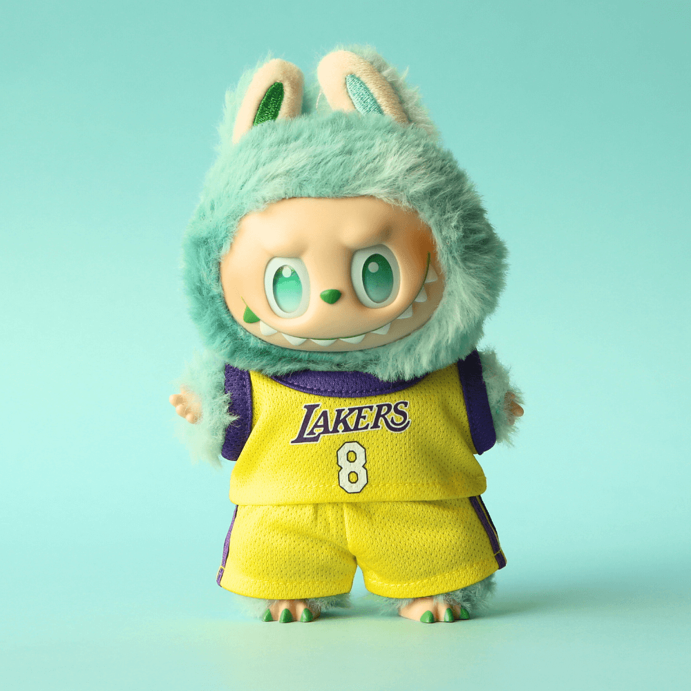Lakers No.8 Basketball Kit for Labubu