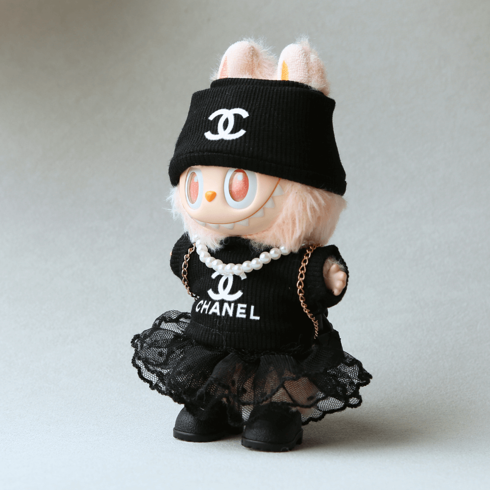Black Coco Chanel Lady Set (6-Piece)