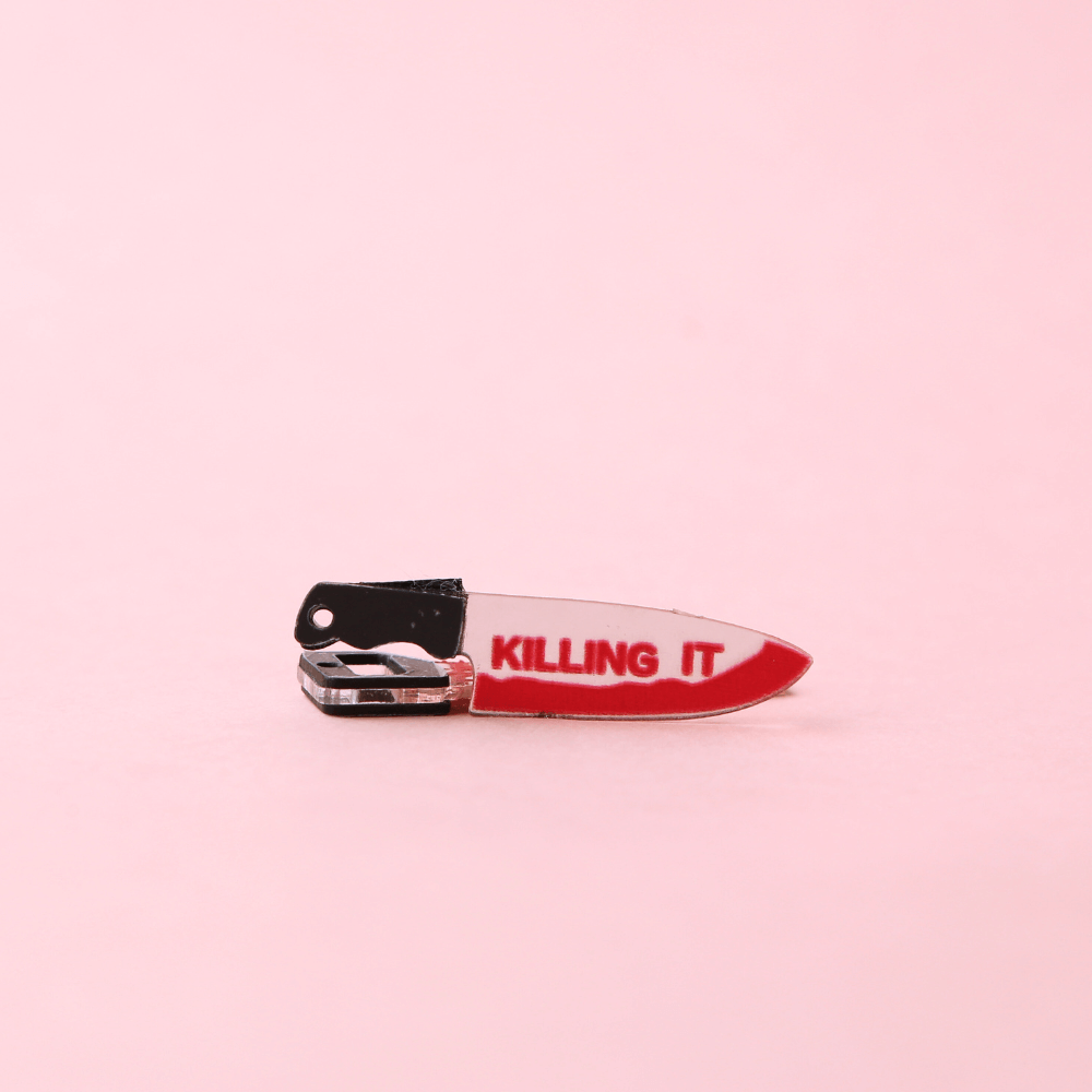 Bloody Knife Charm