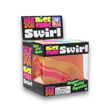 [Pre-order] NeeDoh Nice Cube Swirl- Satisfying Square Shaped Sensory Toy, Original Size
