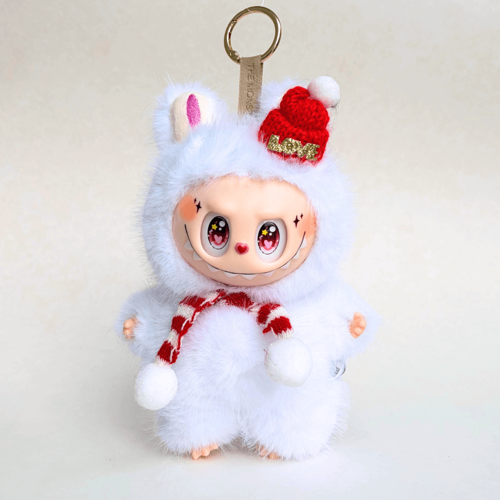 BUBU with white fur-15cm