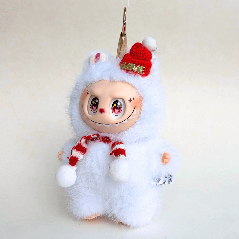 BUBU with white fur-15cm