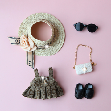G Style Vintage Set (Dress, Hat & Bag)