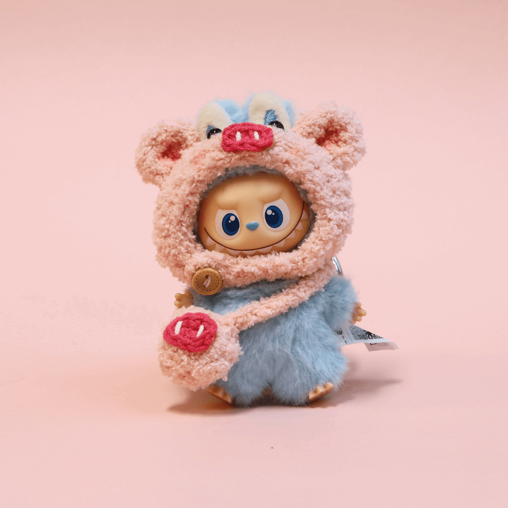 Boobulo? Plush Hat & Backpack Set for labubu 4.0- pin for love