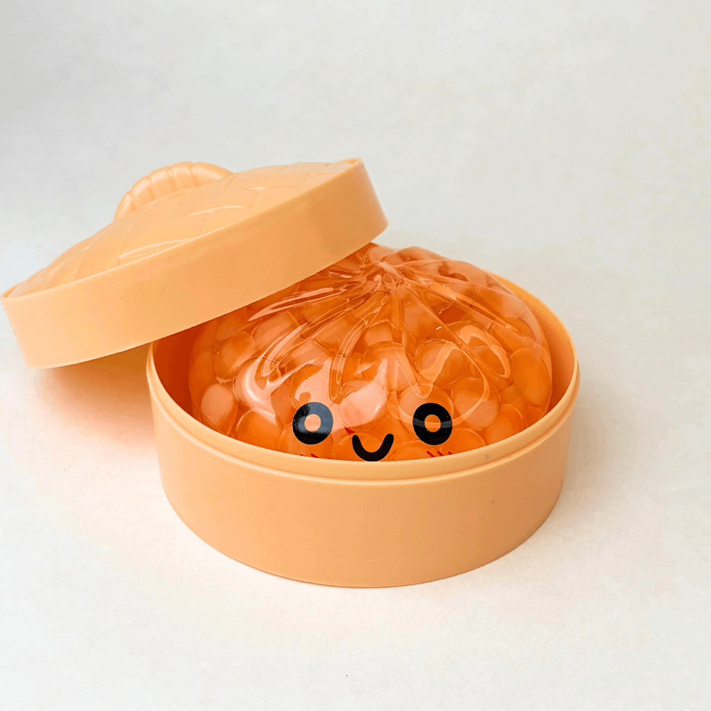Mystery Color Dumpling Toy - Acrylic Hard Shell, Non-Squeezabl