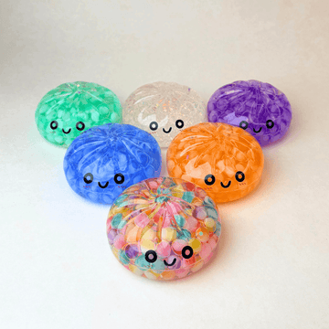 Mystery Color Dumpling Toy - Acrylic Hard Shell, Non-Squeezabl