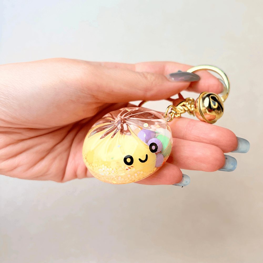 Mystery Dumpling Keychain - Hard shell not squeezable packaging