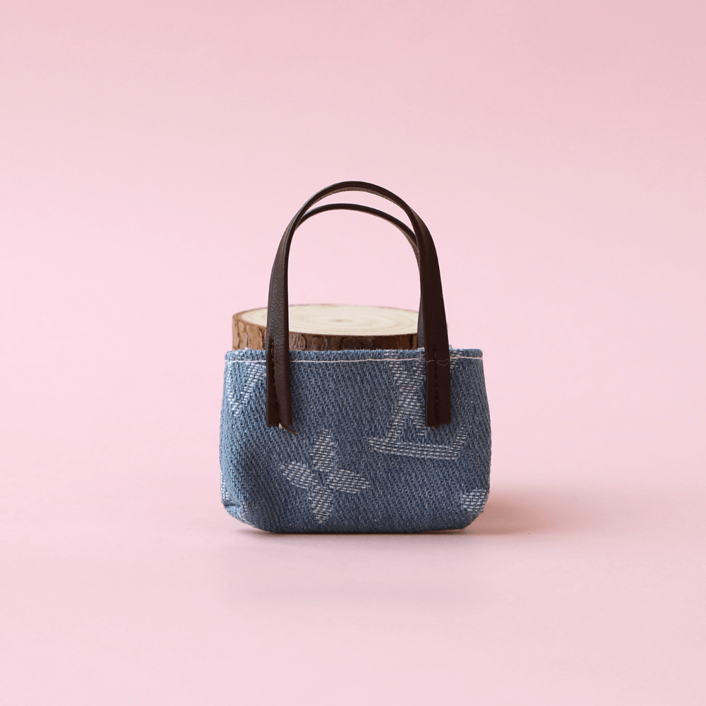 LV Denim Mini Bag for Labubu