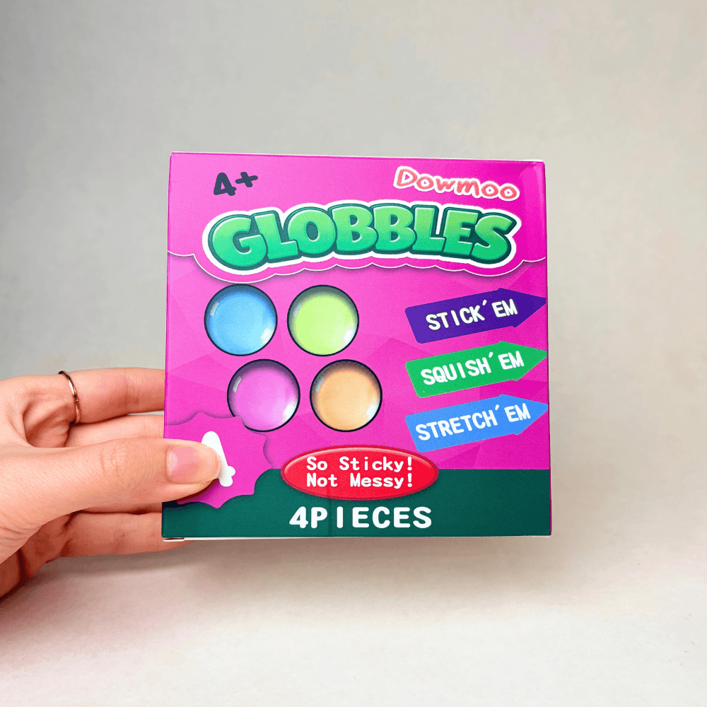 Sticky Wall Squishy Balls – 4 Pack