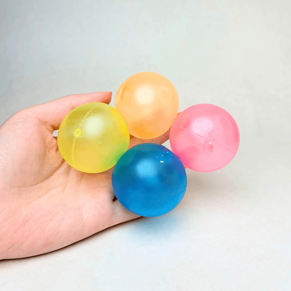 Sticky Wall Squishy Balls – 4 Pack